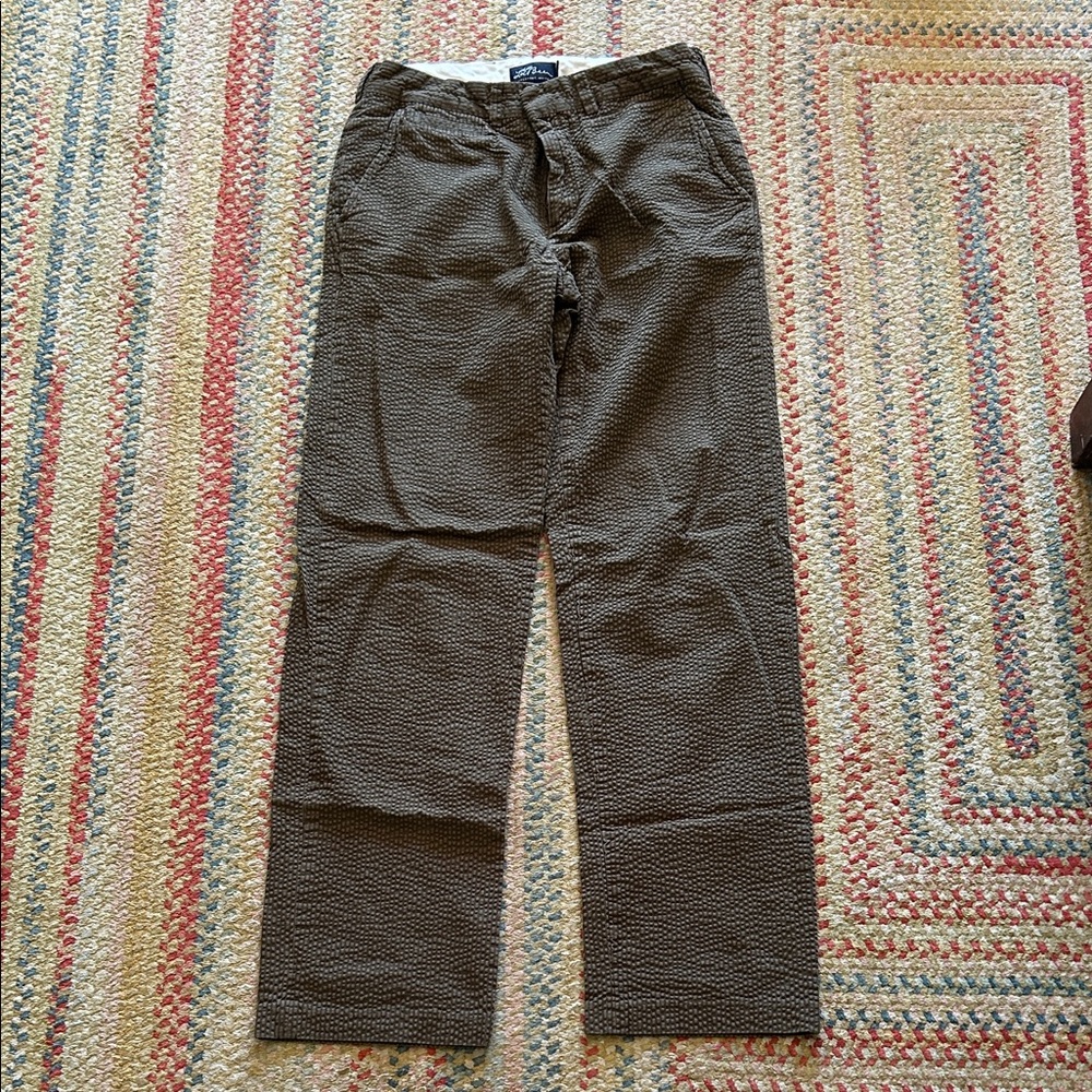 L.L. Bean olive  Textured Chinos